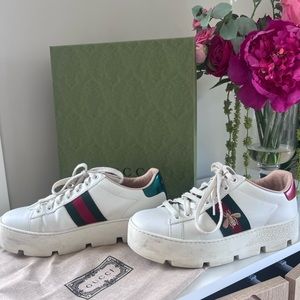 Gucci platform sneakers